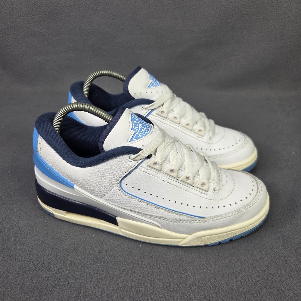 Nike Air Jordan 2/3 White Carolina Blue FD0384-144 Gradeschool Size 6.5Y